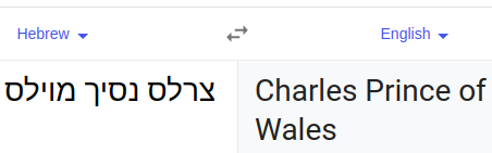 Hebrew Translation
